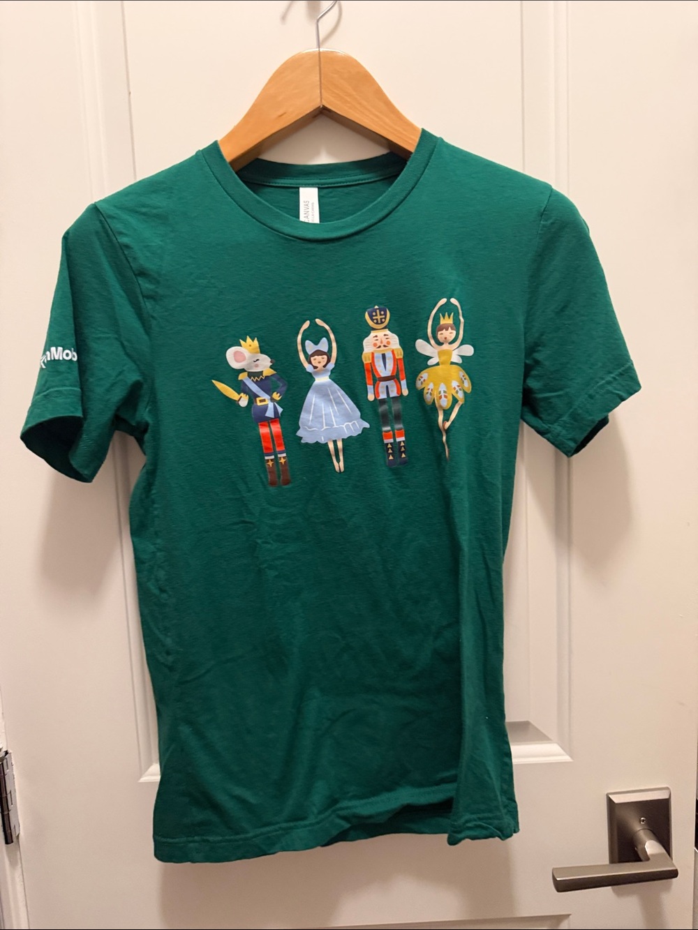 Unbranded Women’s Green Nutcracker Short Sleeve Tee